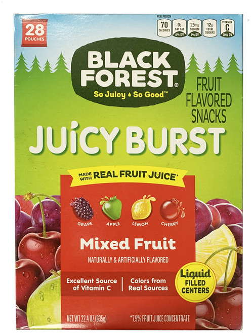 블랙포레스트 믹스드 후르츠 젤리 28p, 635g, 1개