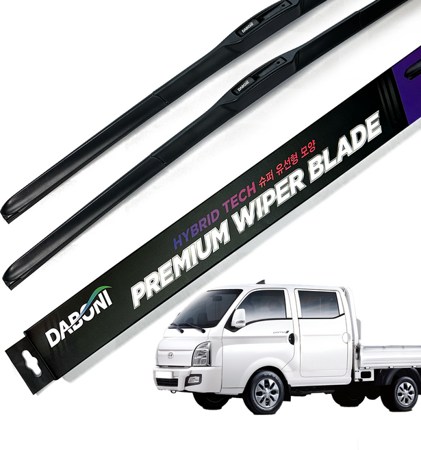 DABONI 複合式雨刷2件組, 現代 Porter 2