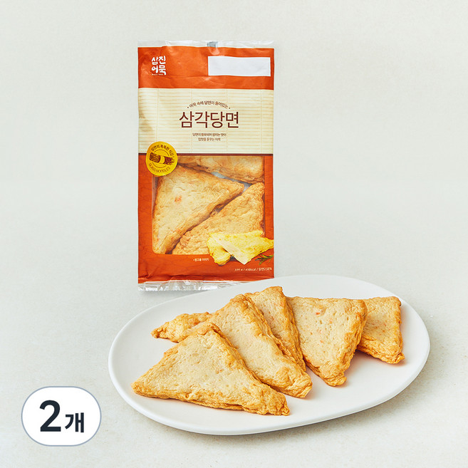 삼진어묵 삼각당면 어묵, 330g, 2개