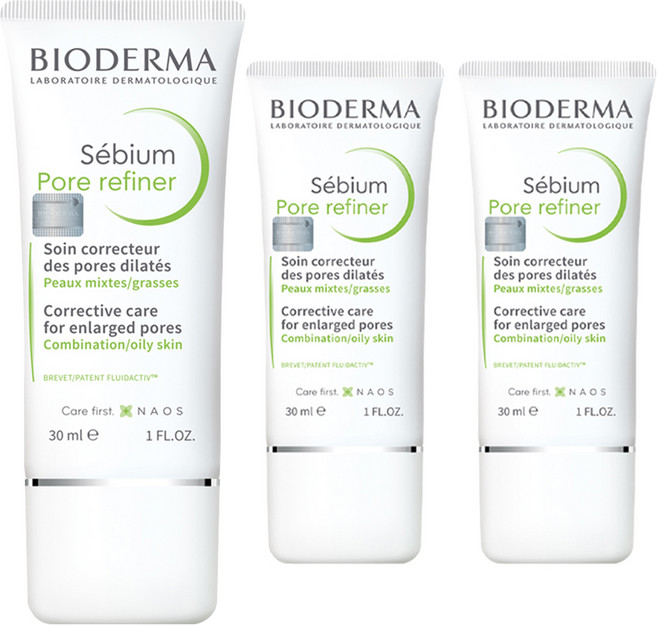 바이오더마 세비엄 포어 리파이너 크림, 30ml, 3개
