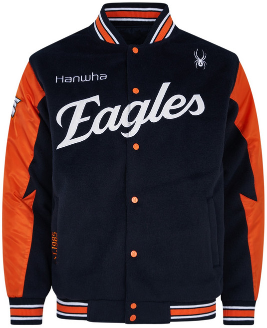 스파이더 남녀공용 25 한화이글스 어센틱 플러스 레거시 리버시블 야구점퍼 SBKPCNJK704M