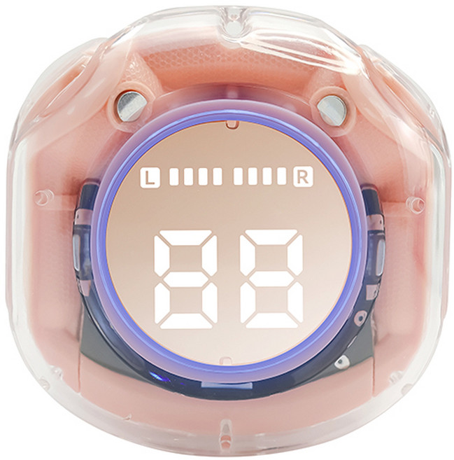 디알고 키즈 LED 블루투스 청력보호 이어폰 DRGO-BT10K 핑크 9시간