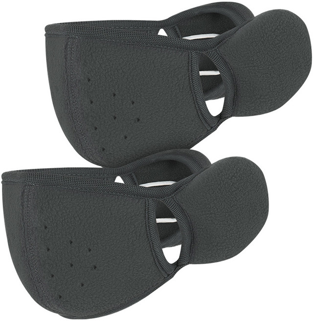 일상공감 따스웜 마스크 성인용, 다크그레이, 2개