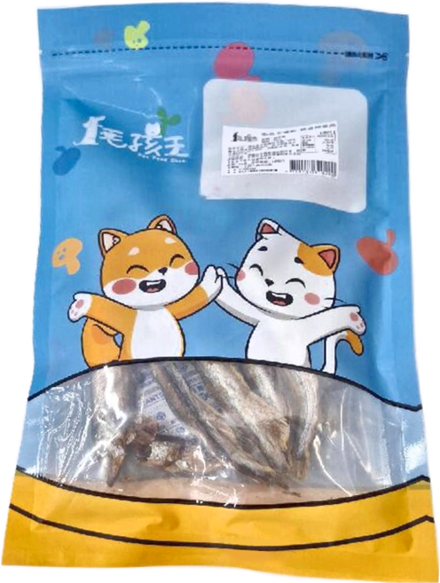 Pet Feed Shop 毛孩王 凍乾 貓用, 爆蛋柳葉魚, 60g, 1包