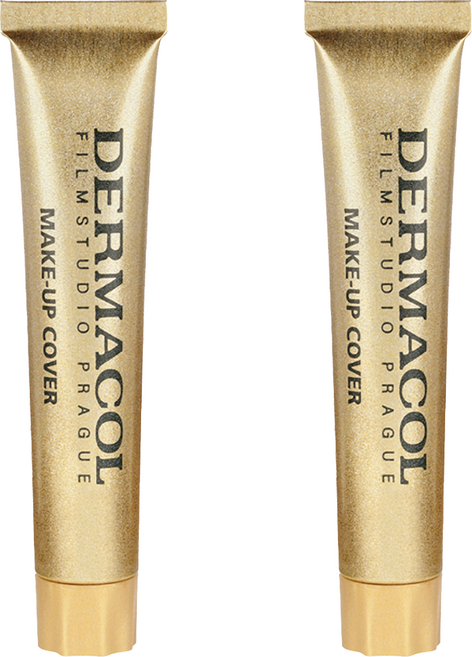 Dermacol 遮瑕霜粉底液 30g, 208號 亮米色, 2個