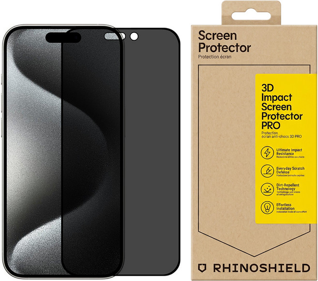 RHINOSHIELD 犀牛盾 2.0 防窺抗藍光 3D壯撞貼, 1個