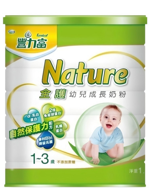 Fernleaf 豐力富 Nature 全護幼兒成長奶粉 3號 1~3歲, 1.5kg, 1罐