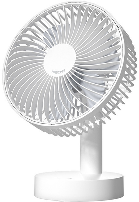 엔보우 모노미니 탁상용 무선 선풍기, MONO MINI, 화이트