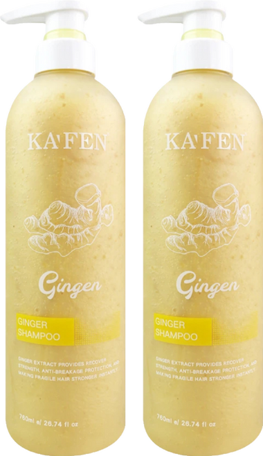 KA'FEN 卡氛 生薑韌髮頭皮洗髮精, 760ml, 2瓶