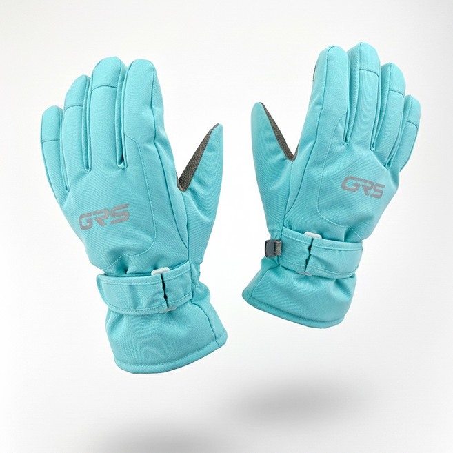 GRS 타이니 아동용 스키장갑, 민트, 1세트