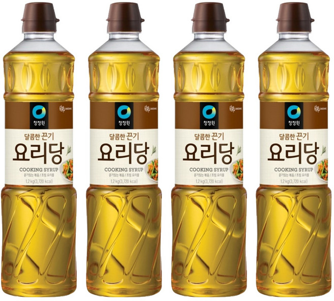 청정원 달콤한 끈기 요리당, 1.2kg, 4개