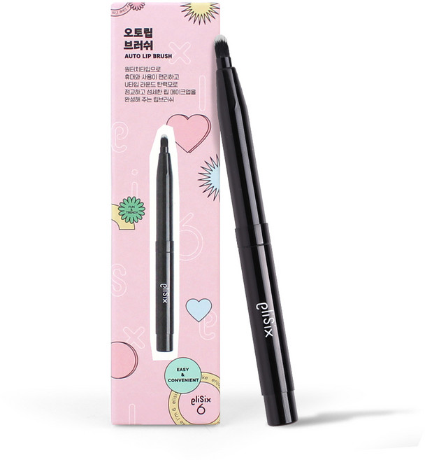 엘리식스 오토립 브러쉬, 혼합 색상, 1개