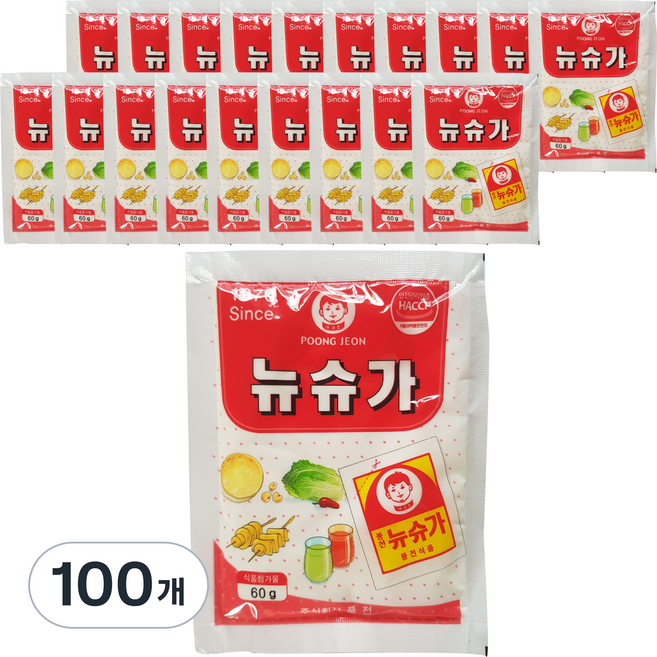 풍전 뉴슈가, 60g, 100개