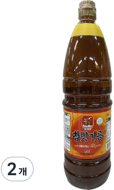 세진푸드불로 참맛기름, 1.8L, 2개