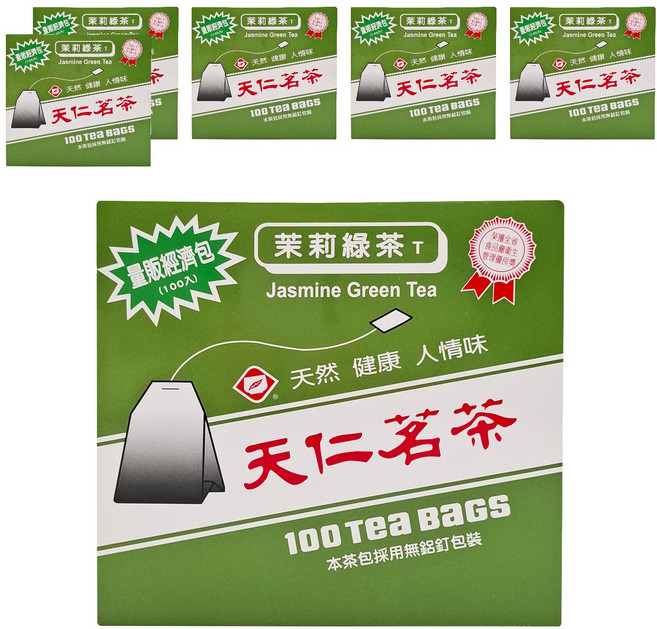 天仁茗茶 茉莉綠茶, 1.5g, 100包, 6盒