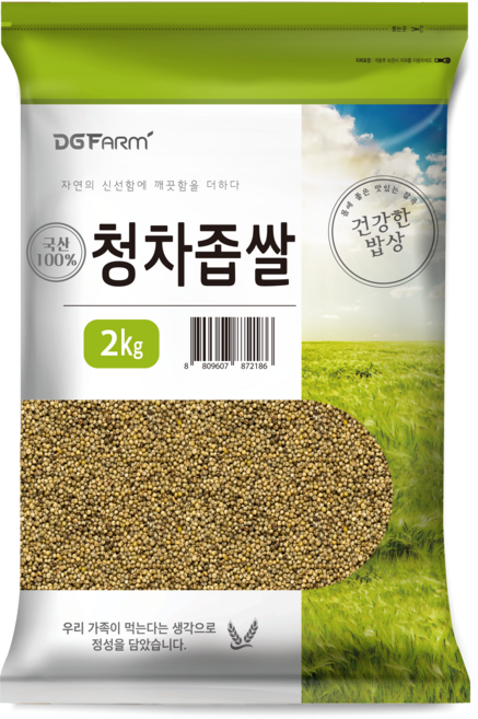 건강한밥상 국산 청차좁쌀, 2kg, 1개