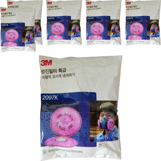 3M 防塵過濾網2097k, 6個