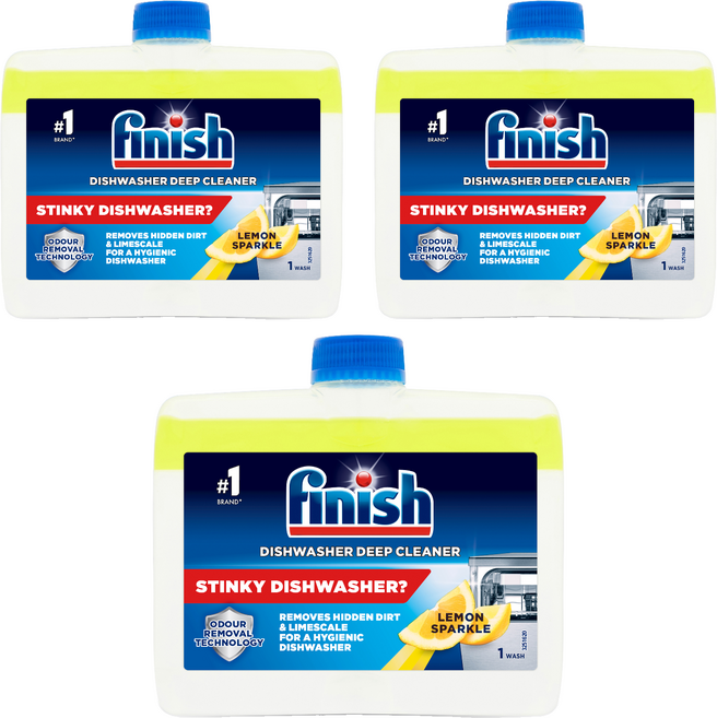finish 洗碗機專用洗碗精 檸檬, 250ml, 3個