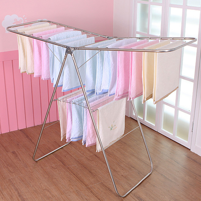 리빙나이스 Y형 올스텐 빨래 건조대 1단