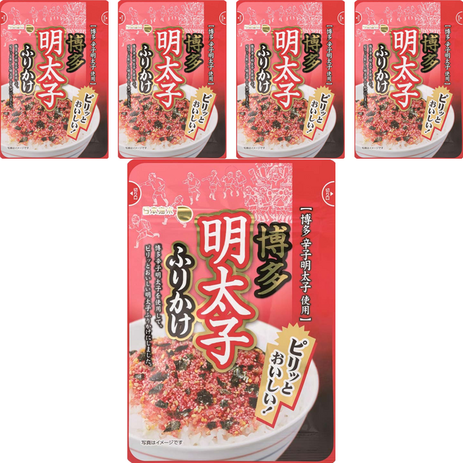 日本海水 明太子辣味拌飯料, 5個, 25g