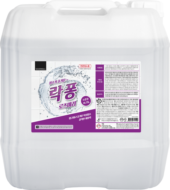 락퐁 욕실세정제 로즈마리향, 18.75L, 1개