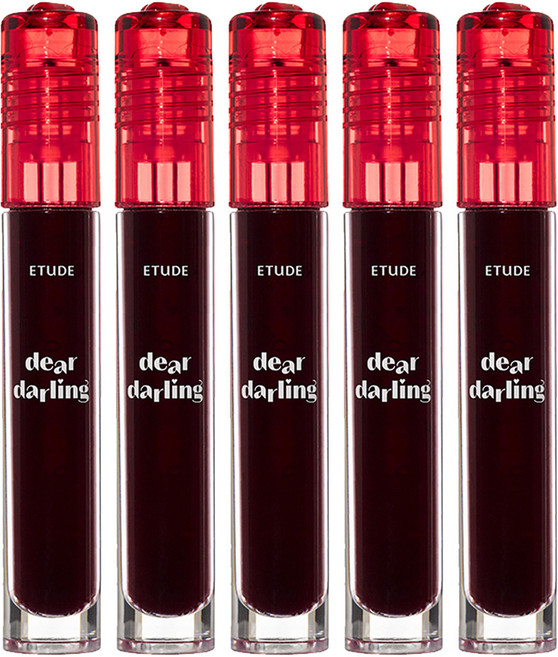 에뛰드 디어달링 워터 젤틴트, 05 드라큘라레드, 5개