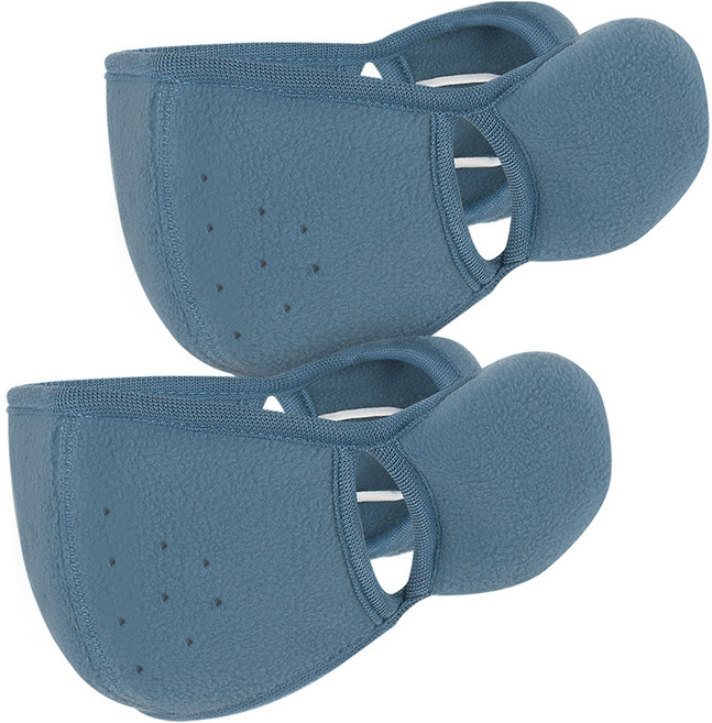 일상공감 따스웜 방한 마스크 성인용, 블루, 2개