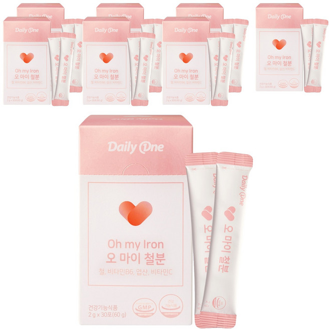 데일리원 오 마이 철분, 60g, 8개