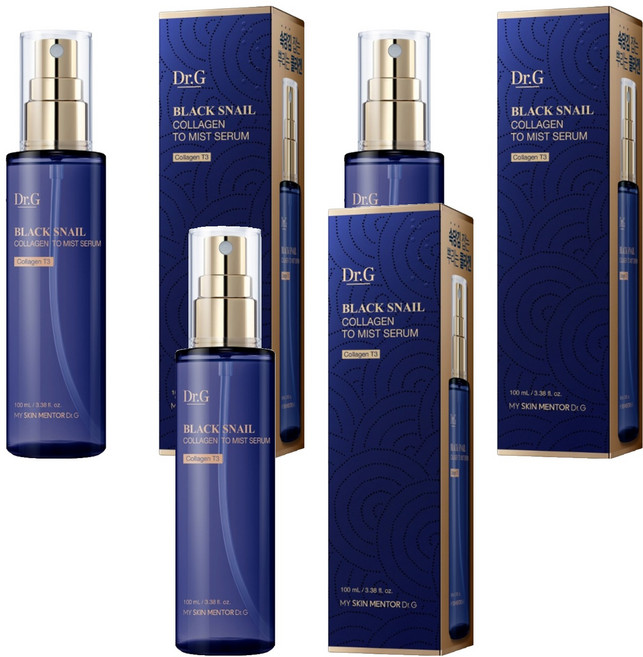 닥터지 블랙 스네일 콜라겐 투 미스트 세럼, 100ml, 3개