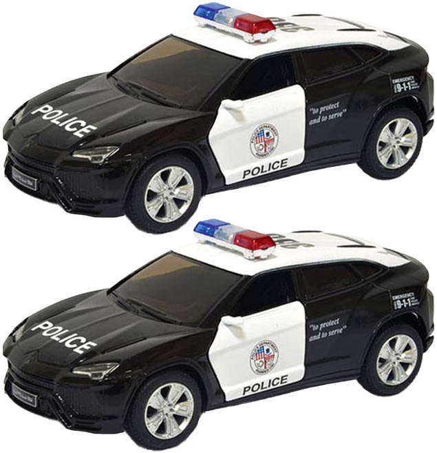 킨스마트 람보르기니 우루스 폴리스 미니카 시리즈, 2개