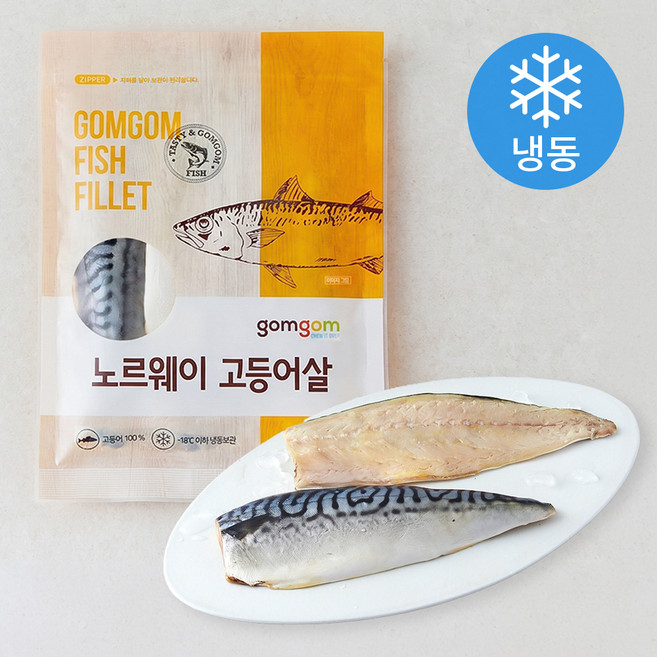곰곰 노르웨이 고등어살 (냉동), 340g, 1개