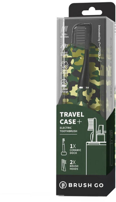 Mipow Brush Go 電動牙刷, 迷彩色, 1套, CI900S