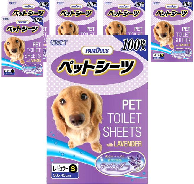 PAMDOGS 幫狗適 寵物尿布 薰衣草香, 6包, 100片