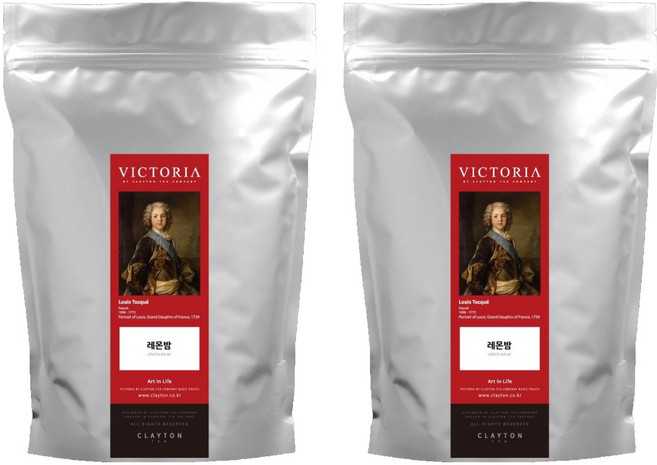 CLAYTON TEA 紅色茶包 檸檬香蜂草, 1g, 70入, 2個
