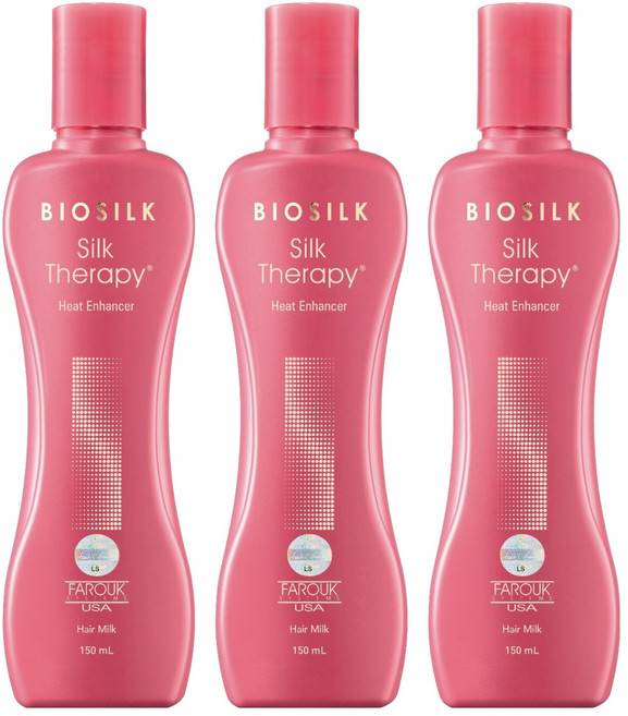 실크테라피 히트 인핸서 모발 강화 헤어 밀크, 150ml, 3개