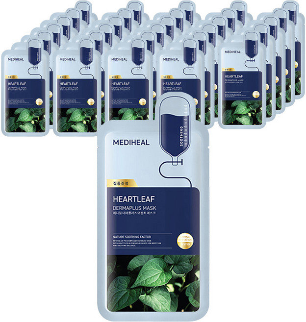 메디힐 더마플러스 어성초 마스크, 1개입, 60개