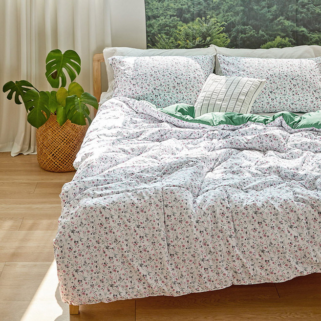 바자르 알러지케어 기능성 워싱 차렵이불 + 베개커버 세트