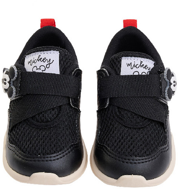 BORUI 柏睿鞋業 兒童款交叉鞋帶魔鬼氈休閒鞋 124694 米奇