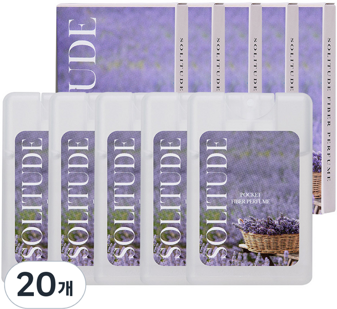 알레 솔리튜드 패브릭 섬유향수 라벤더향, 20개, 18ml