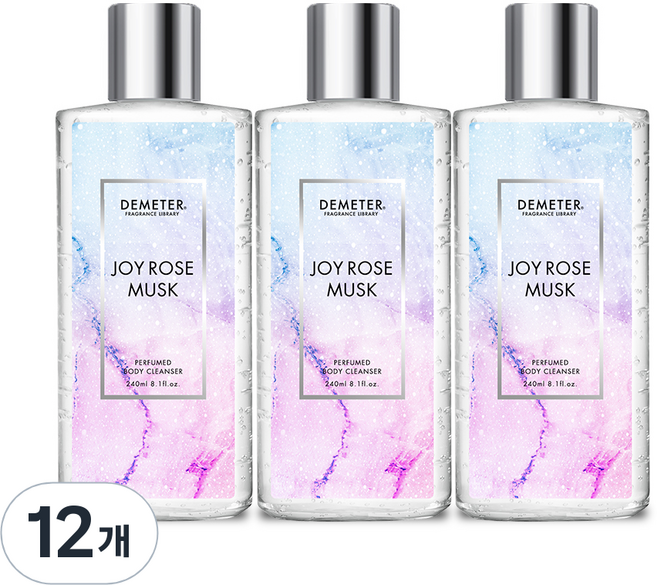 DEMETER Joy Rose 麝香沐浴乳, 240ml, 12個