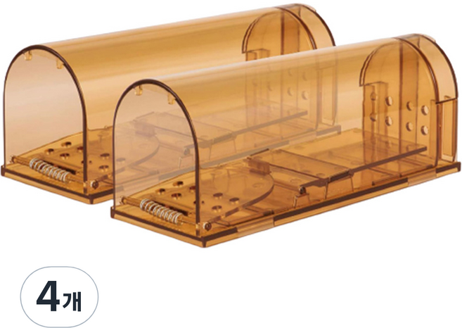 요고링 최신형 쥐덫 브라운, 4개입, 1개