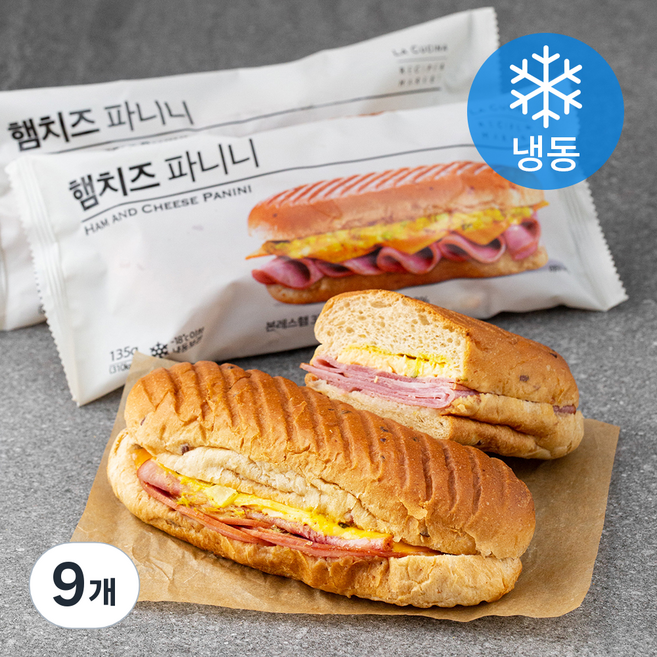 라쿠치나 햄치즈 파니니 (냉동), 135g, 1개입, 9개
