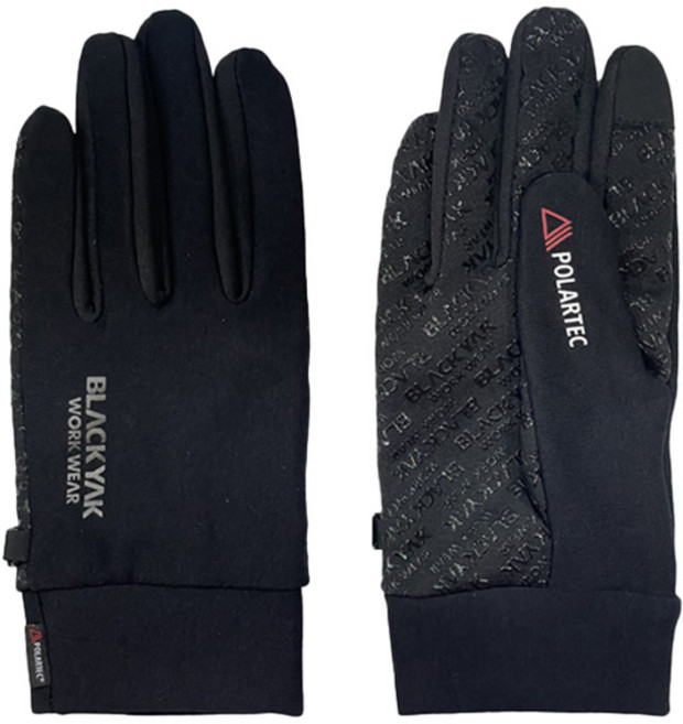 블랙야크워크웨어 P 이너프 폴라텍 글러브 좌우세트, BLACK, 1세트