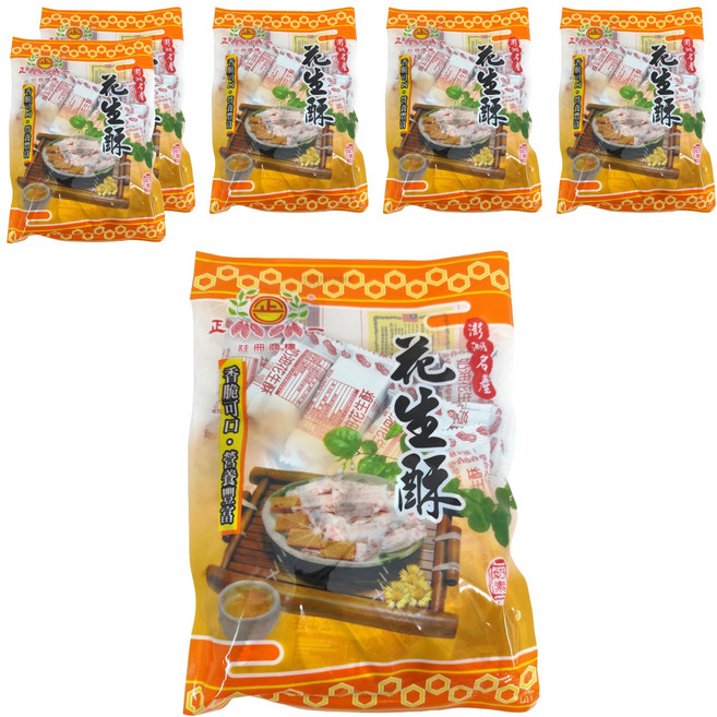 正一食品 奶油花生酥, 270g, 6袋