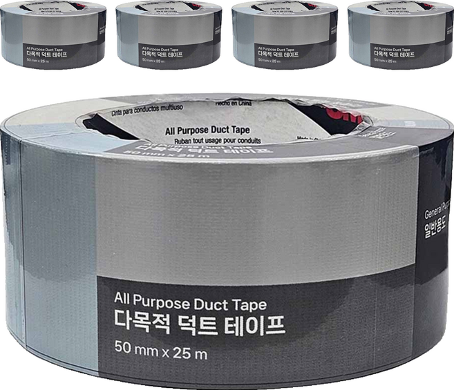 쓰리엠 다목적 덕트 테이프 은색, 5개