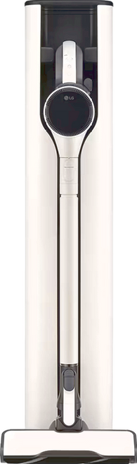 LG 電子 蒸氣濕拖自動集塵無線吸塵器, A9X-STEAM, 雪霧白, 1台