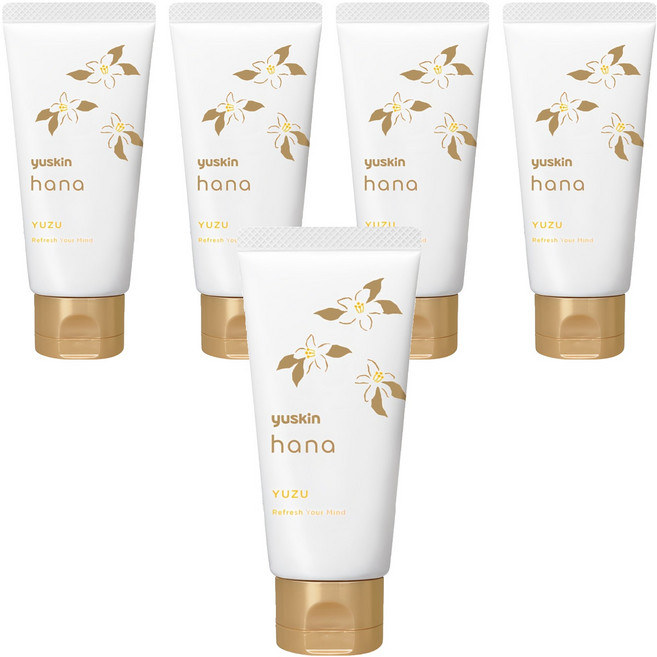 Yuskin 悠斯晶 花漾護手霜 高保濕, 柚子花, 50g, 5條