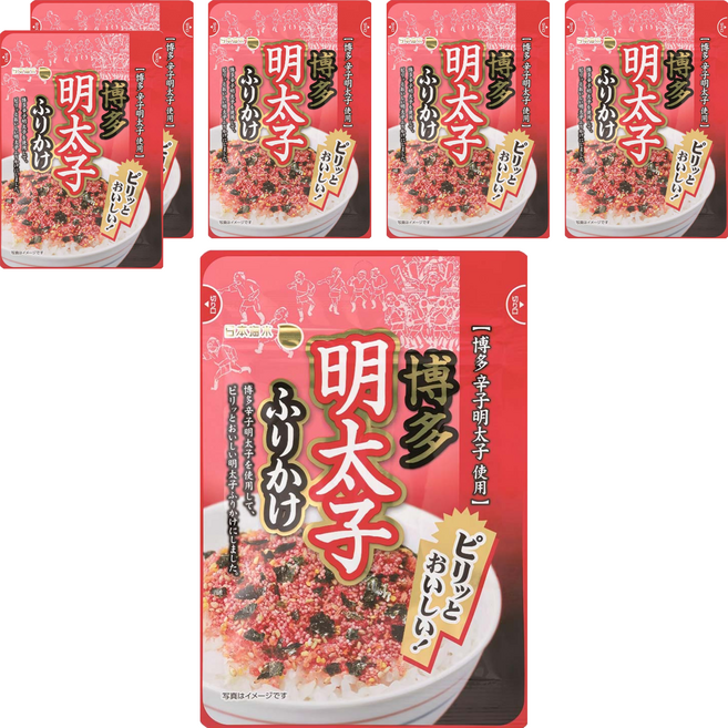 日本海水 明太子辣味拌飯料, 6個, 25g
