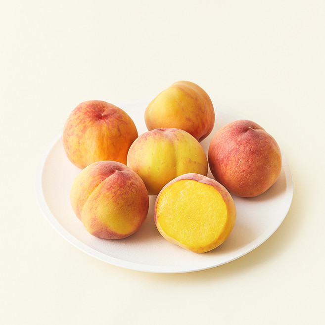하늘작 충주 당도선별 부드러운 황도복숭아, 1.8kg(5~8입), 1개