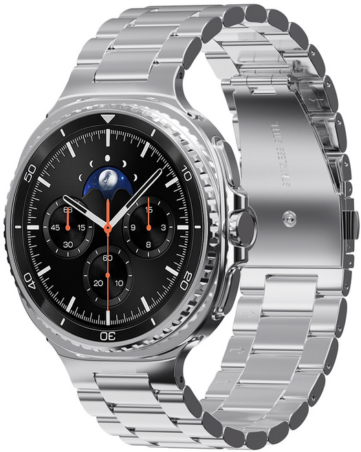 칸탐 갤럭시워치 클래식 메탈 스트랩, 실버, 1개